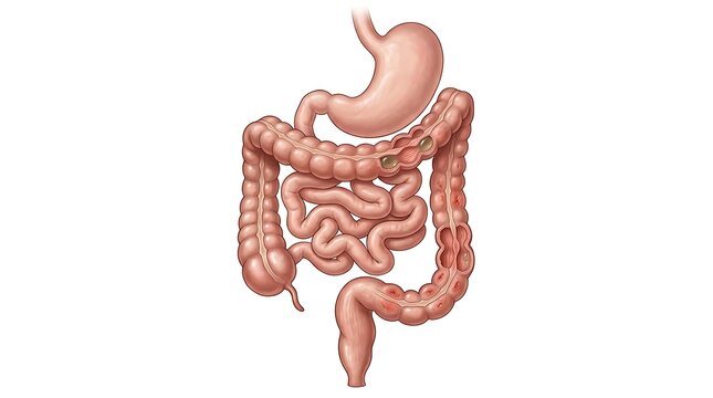 Irritable Bowel Syndrome IBS Gastrointestinal Illustration