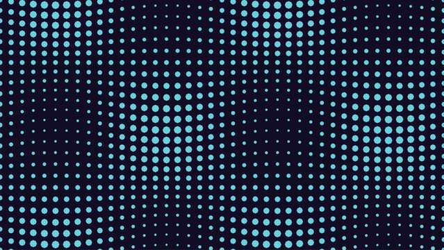 Seamless blue halftone dot gradient pattern with modern decorative repeat design for textile, wallpaper, wrapping paper, packaging, abstract backgrounds, digital paper, stylish surfaces, contemporary 