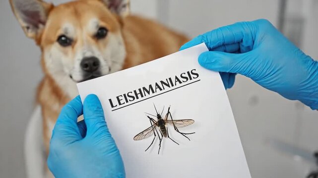 Veterinarian's report on dogs with "leishmaniasis".