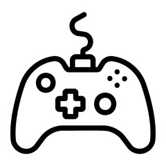 Gaming controller Line Icon © ilham