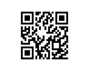 Fototapeta premium Black and White QR Code Scan Icon png Vector Illustration