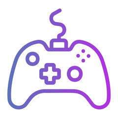 Gaming controller Line Gradient Icon © ilham