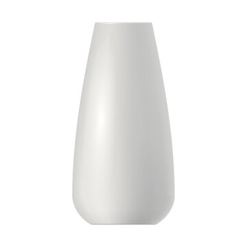 Ceramic vase design for decoration and display in home or office settings