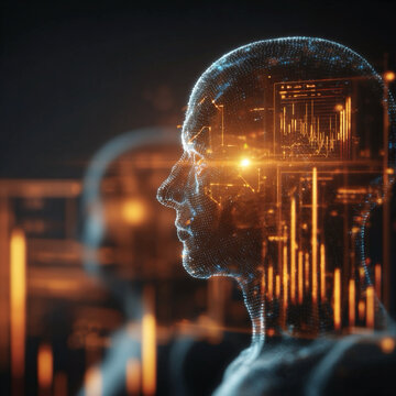 AI powered digital decision framing optimization technology concept with bias mitigation analytics and clarity enhancement background