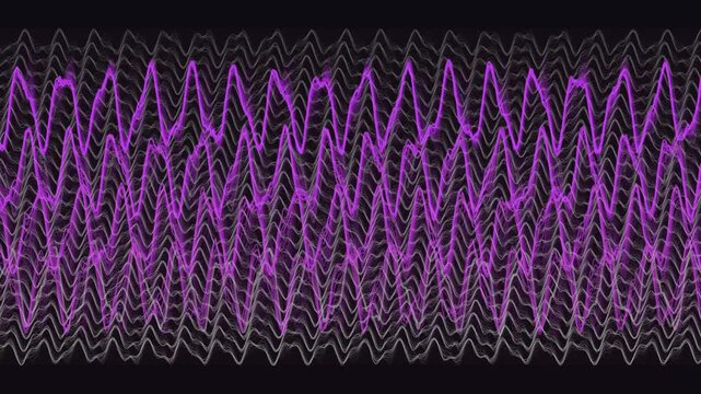 Schumann Resonance Earth Frequency Abstract Energy Waves 4K UHD Background