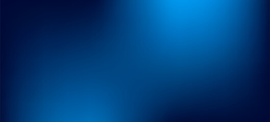 Obraz premium Dark blue and bright blue gradient with smooth blending, creating a sleek and modern abstract background