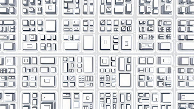 white abstract geometric shapes pattern with rectangles and squares modern design