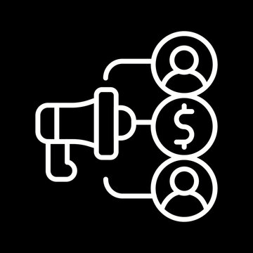 Affiliate Marketing Vector Icon