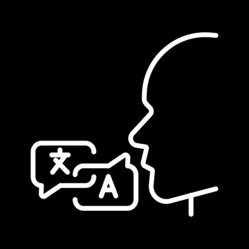 Language Fluency Vector Icon