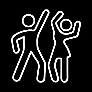 Square Dance Vector Icon