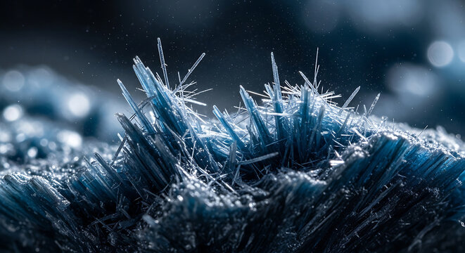 Macro View of Dangerous Blue Asbestos Fibers Representing Crocidolite Mineral Exposure Risk and Mesothelioma Health Hazards in Home Insulation and Abatement Contexts
