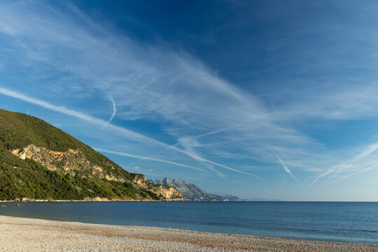 beautiful beach on the Adriatic coast