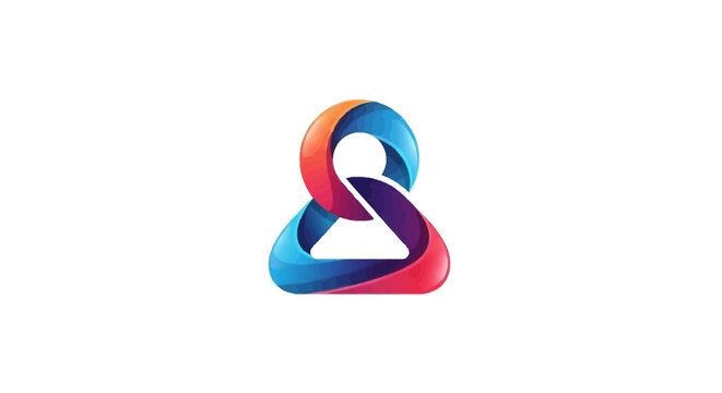 Colorful Gradient Infinity Loop Symbol.