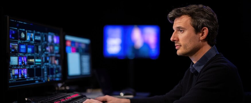 the moderator handling live audience chats during a streaming event