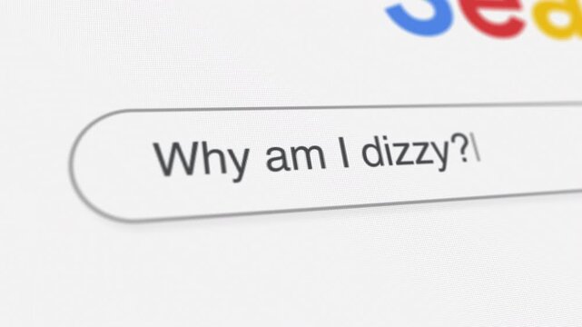 Why am I dizzy Search Prompt