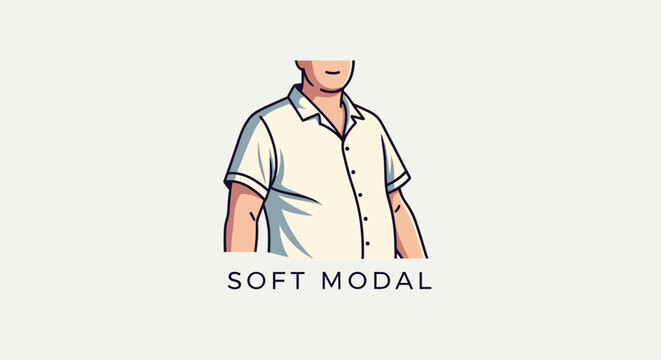 Man wearing a white short sleeve button down shirt