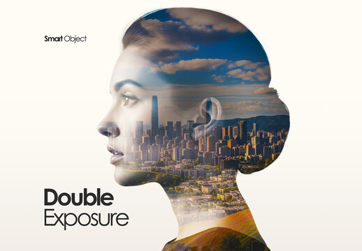 Double Exposure Collage Photo Effect
