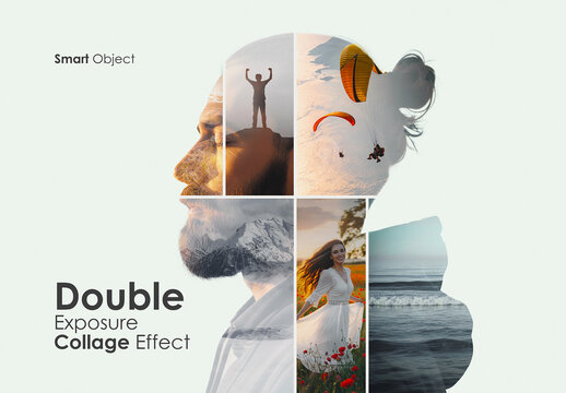 Double Exposure Collage Photo Effect