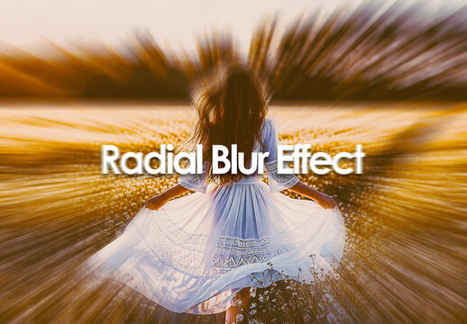 Radial Blur Photo Effect