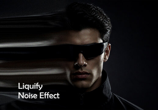 Liquify Noise Photo Effect