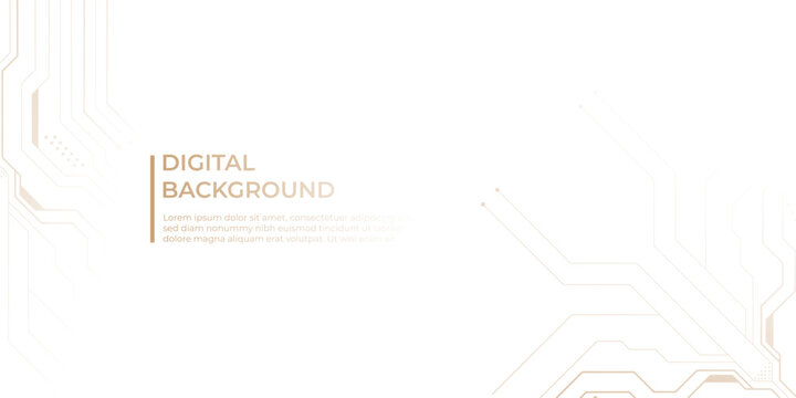 Modern digital background design featuring geometric circuit patterns and clean typography for tech presentations websites and creative projects