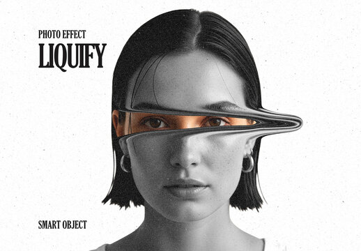 Liquify Noise Photo Effect