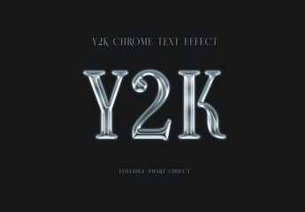 Chrome Text Effect