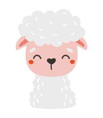 Fototapeta premium Cute baby animal vector, Abstract baby animal vector, safari baby animal, cute animal isolated, adorable animal for print, vector illustration