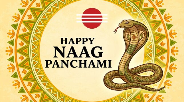 Happy Naag panchami with Snake & shivling