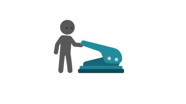 Stick Figure Using Heavy Duty Office Hole Puncher