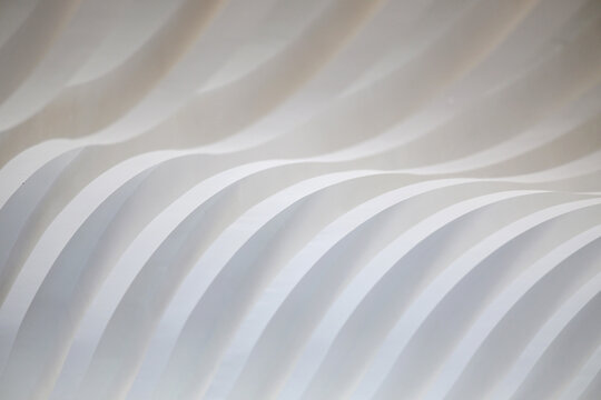 Modern wavy lines in gray and gold
