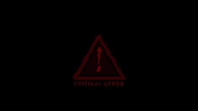  Critical Message with warning symbols 4K