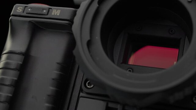 Close Up Of Digital Camera Sensor