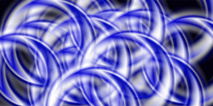In the cyclone of blue