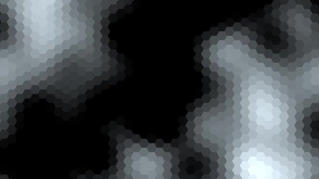abstract geometric hexagon Gradient Horizontal loop pastel black and white for background texture