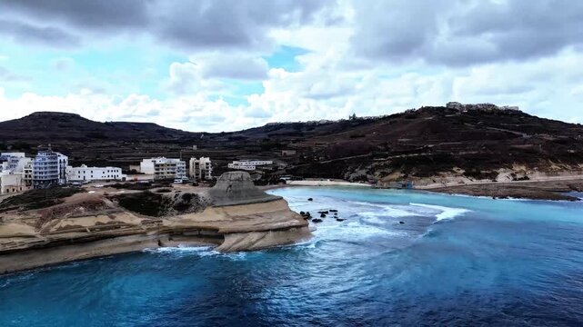 Qolla l-Bajda Battery Gozo time lapse