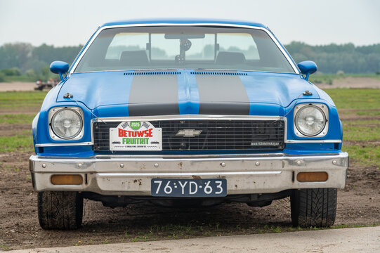 Tiel, The Netherlands, 03.05.2026, Classic american Coupe utility vehicle Chevrolet El Camino Classic 4th generation from 1976 at Betuwse Fruitrit
