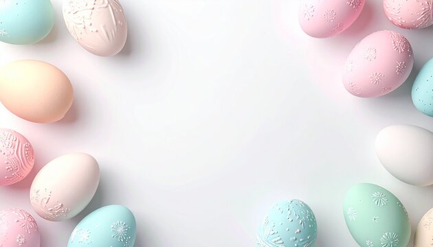 colorful easter eggs