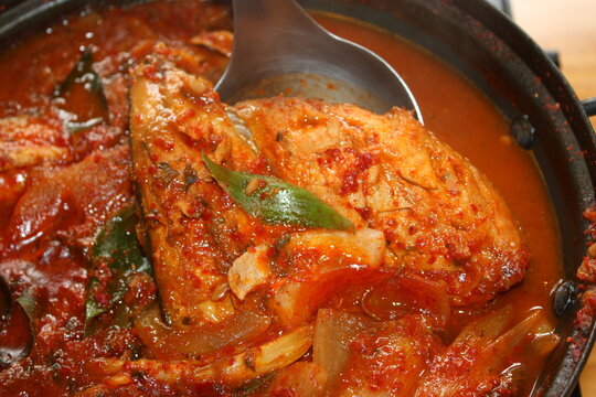 Korean Food Hairtail Fish Stew, Galchi Jjigae