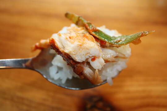 Korean Food Hairtail Fish Stew, Galchi Jjigae