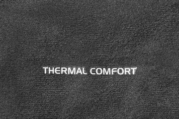 Thermal Comfort tag © Tarzhanova