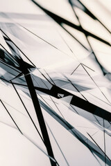 Fototapeta premium A classic black and white photograph of an old clock face. vertical frame