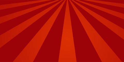 red radial burst background featuring glowing light and dynamic rays, perfect for bold and striking design projects. © Khotij Design