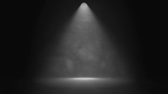  Smoky light stage spotlight background.