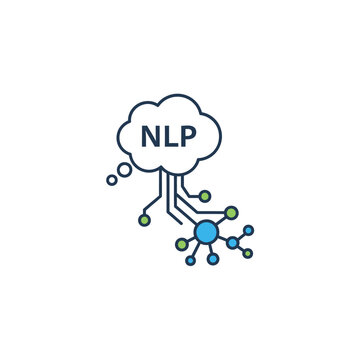 Natural Language Processing Concept Illustration.