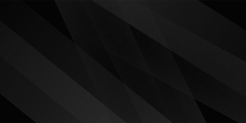 Obraz premium Abstract black gradient color background with geometric shape for modern graphic design element