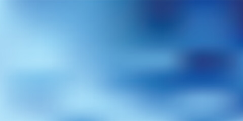 Fototapeta premium Buram abstrak biru lembut, latar belakang gradien halus, latar belakang modern minimal.