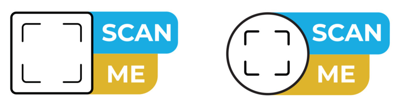 QR code scan. Qr code for payment, e-wallet, web, mobile app. 