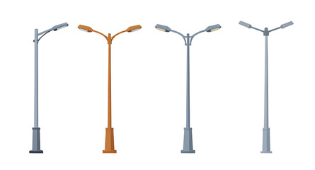 park, streetlight, lamp, lighting, outdoor, lantern, urban, illumination, pole, city, modern, decorative, pathway, vector, illustration, isolated, design © zpixel