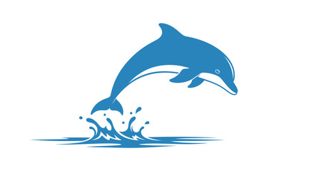 Fototapeta premium Dolphin jumping out of water.